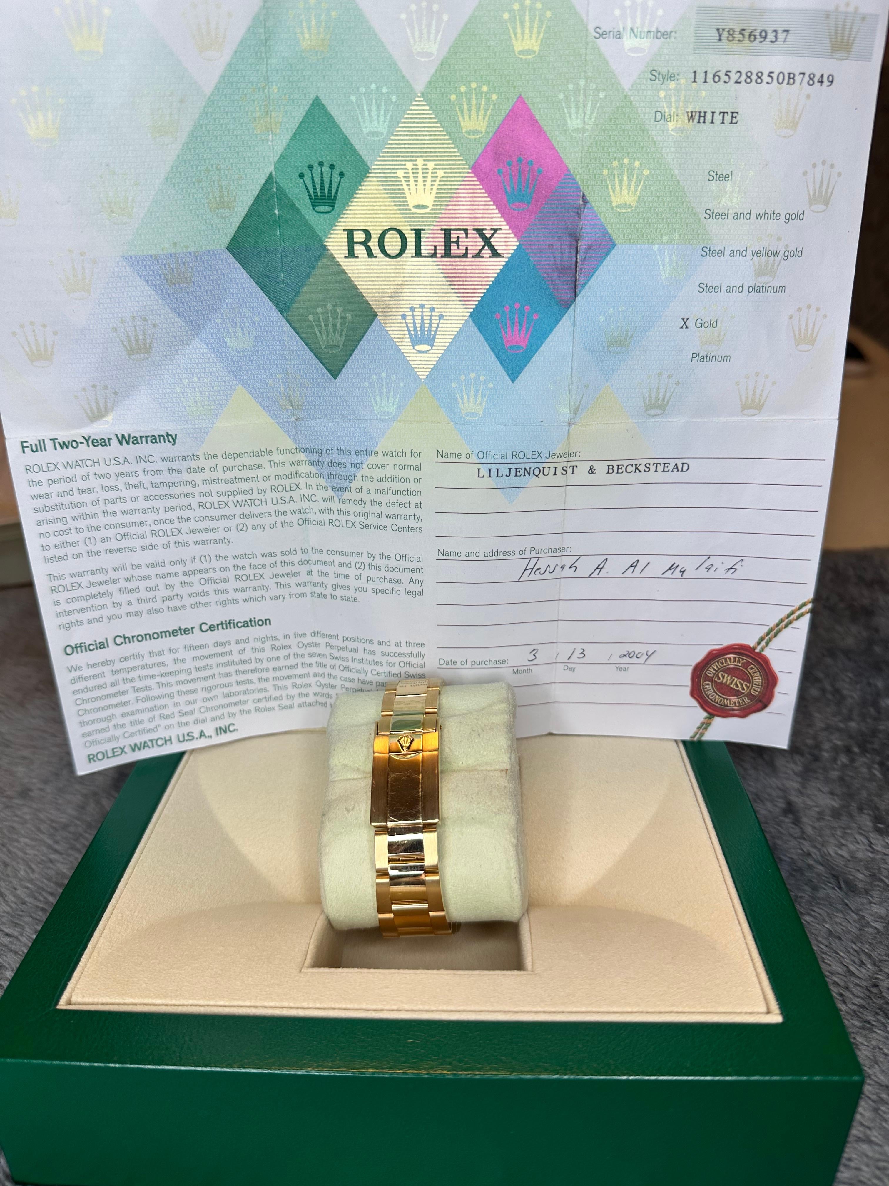 Rolex Reloj Daytona Mother Pearl Dial