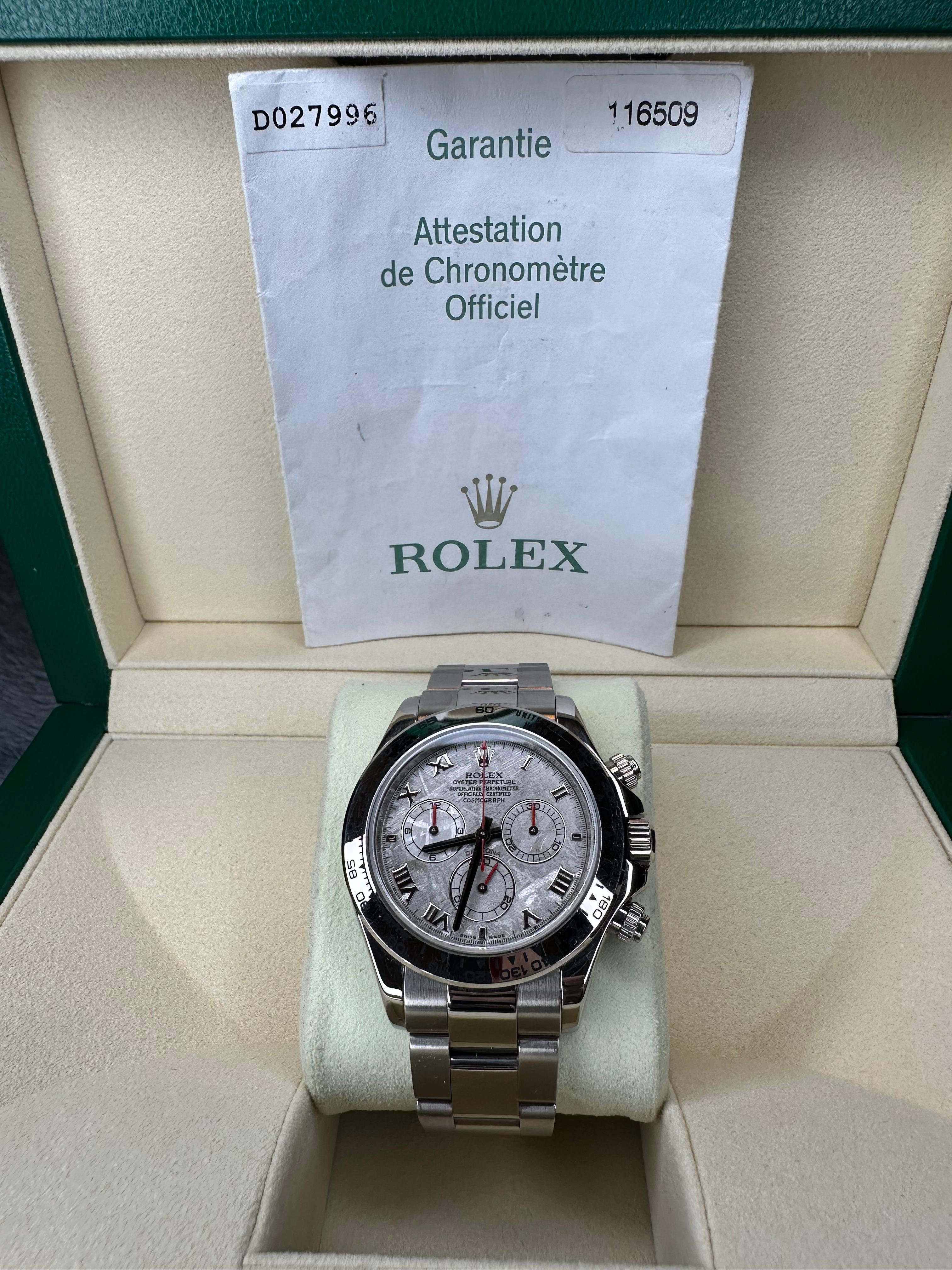 Rolex Reloj Daytona White Gold meteorite