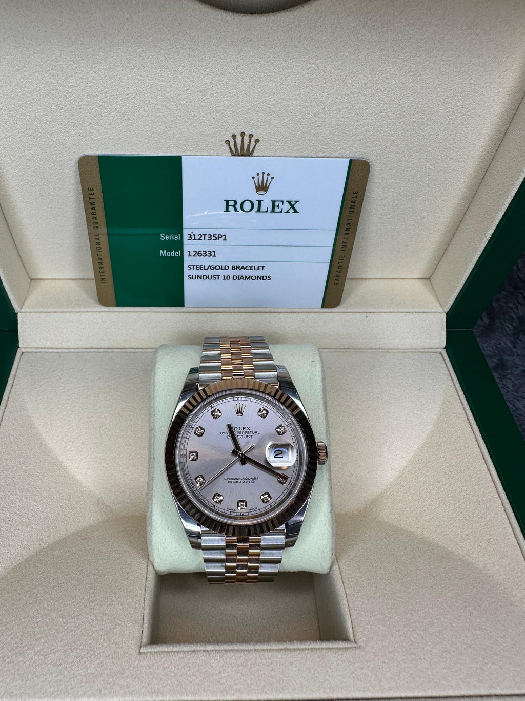Rolex Reloj Datejust 41 Diamond 10