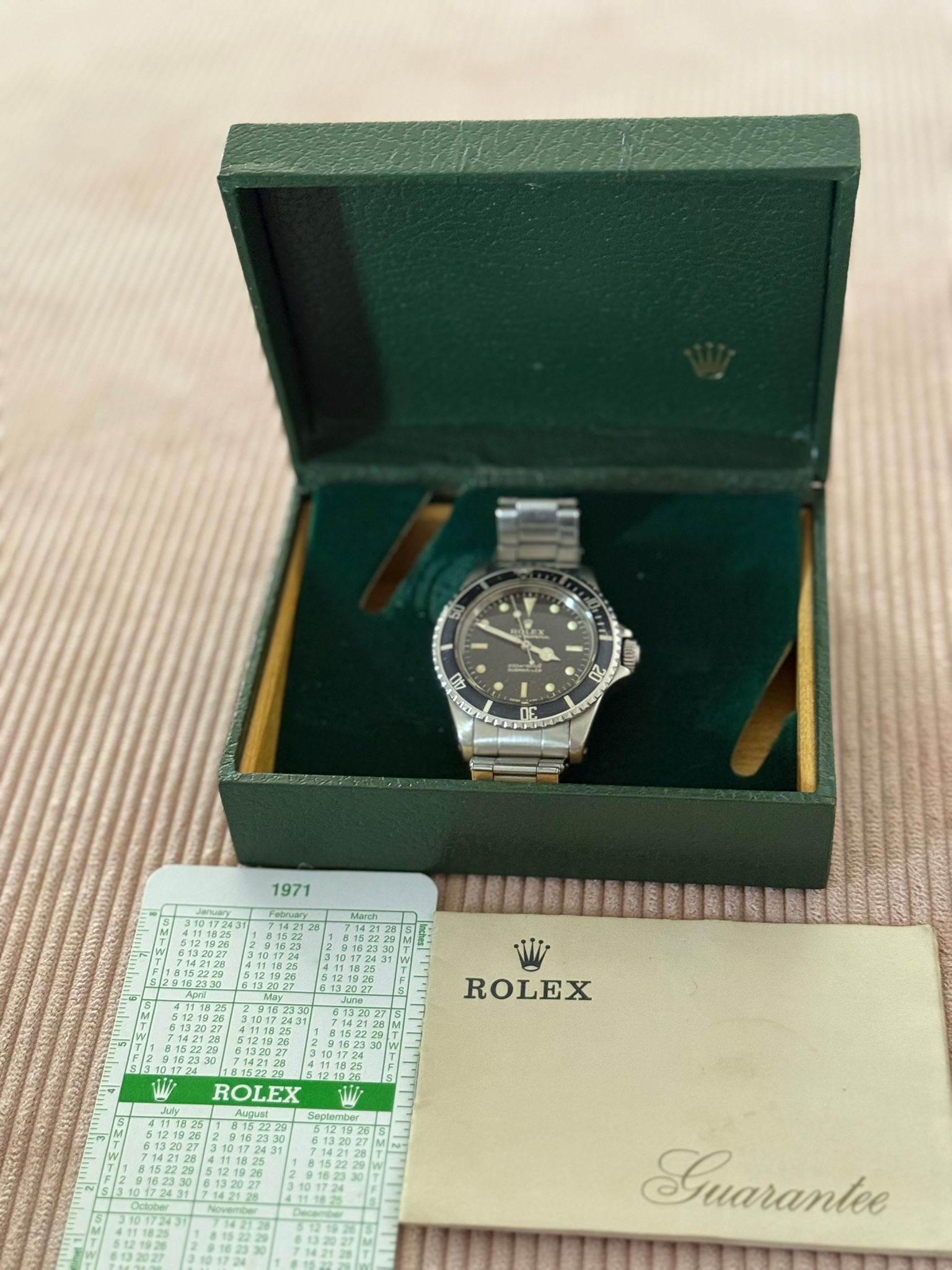Reloj Rolex Submariner 5513